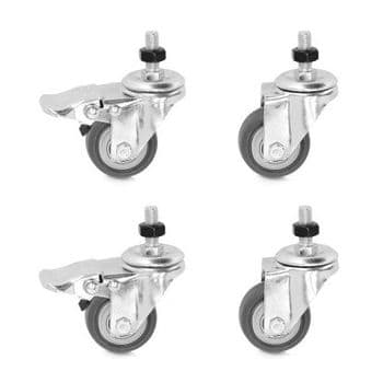 Adam hall k4cdcastorset juego de ruedas