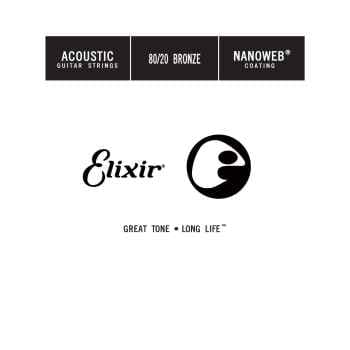 Elixir C,INDIVIDUAL ACÚSTICA NANOWEB 80/20 BRONZE ENTORCHADA - 035 C,INDIVIDUAL ACÚSTICA NANOWEB 80/20 BRONZE ENTORC