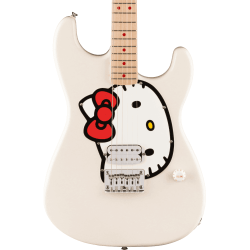 Squier by Fender Hello Kitty White Stratocaster Hello Kitty White Stratocaster