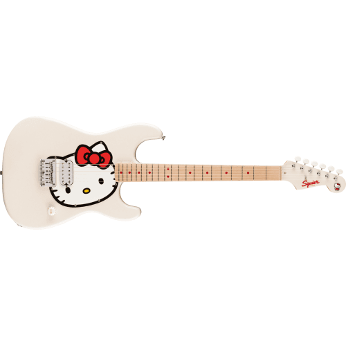 Squier by Fender Hello Kitty White Stratocaster Hello Kitty White Stratocaster