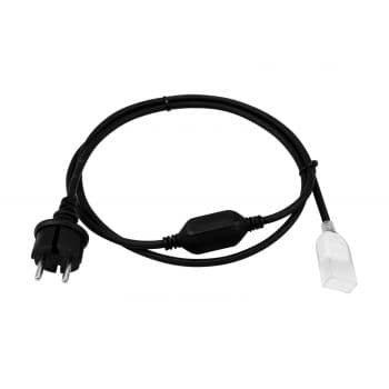 Eurolite cable de alimentación con enchufe para led neon flex 230v slim