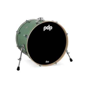 Drum workshop pdp pdcm1822kksf bombo concept maple satin seafoam 22 pulgadas