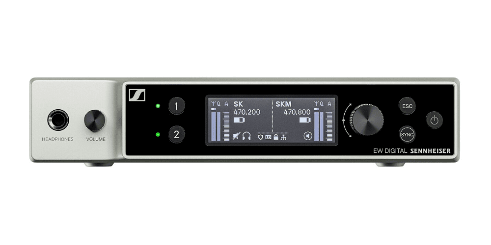 Sennheiser EW-DX EM 2 Dante Q1-9 Receptor Dante Digital EW-DX EM 2 Dante Q1-9