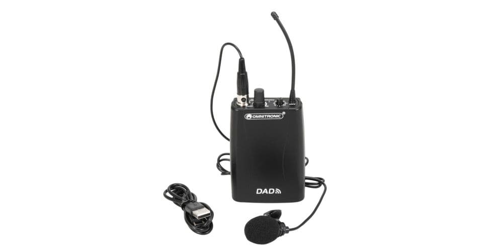 Omnitronic DAD Micrófono de solapa Omnitronic DAD