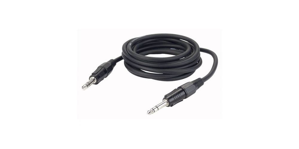 DAP Audio Stereo Jack / Stereo Jack Cable de línea para audio de 6 m Stereo Jack / Stereo Jack