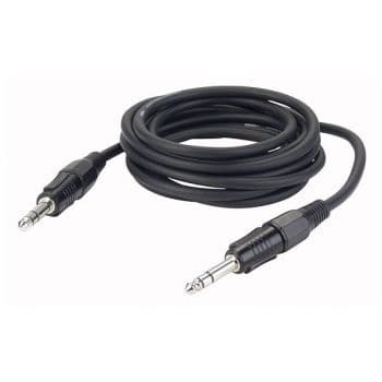 DAP Audio Stereo Jack / Stereo Jack Cable de línea para audio de 6 m Stereo Jack / Stereo Jack