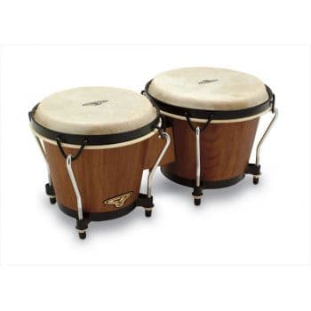 Lp cp221-dw set de bongos 6+7 dark wood