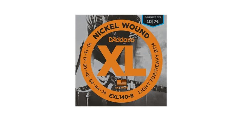 D´addario EXL140-8 Juego de cuerdas para guitarra eléctrica EXL140-8