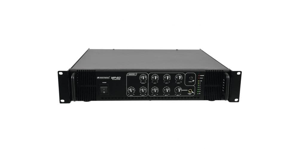 Omnitronic MP-60 Amplificador de mezcla mono PA 60w MP-60