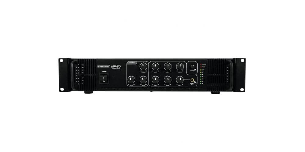 Omnitronic MP-60 Amplificador de mezcla mono PA 60w MP-60