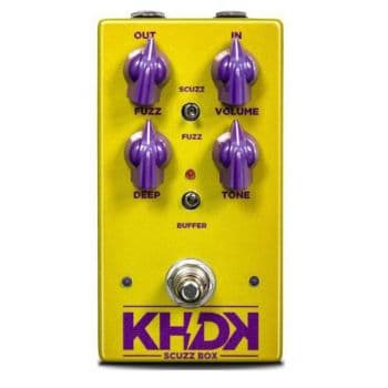 Khdk scuzz box pedal fuzz para guitarra