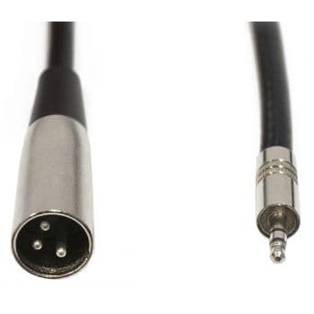 Ecler cable estéreo minijack - xlrm 2 metros