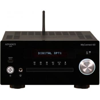 Advance paris myconnect 60 black sistema hifi receptor unidad de red, compact disc