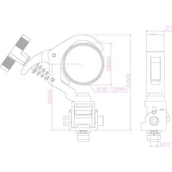 Beamz BC50-150F Fold.QuickTrigger 50kg Al abrazadera de gatillo rápido BC50-150F Fold.QuickTrigger 50kg Al
