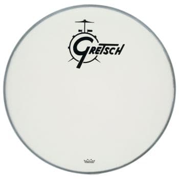 Gretsch Drums GRDHCW20 Parche Bombo 20 Pulgadas Ambassador blanco rugoso GRDHCW20