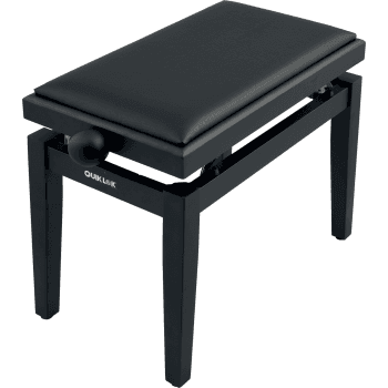 Quik lok pb-100 negra mate banqueta para piano