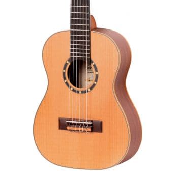 Ortega r122-1/4-l. guitarra clásica para zurdos + funda