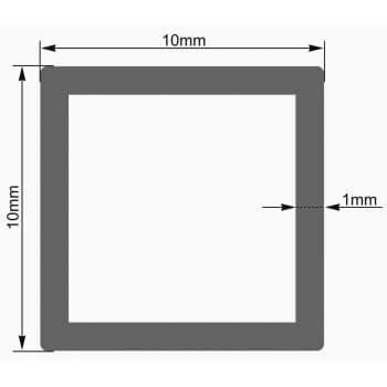 Eurolite Tubo 10x10mm Violeta 2m Tubo 10x10mm Violeta 2-m