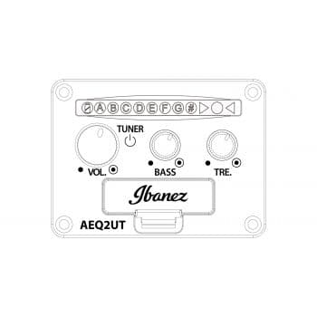 Ibanez URGT100-BK Ukelele Tenor Eléctrico URGT100BK