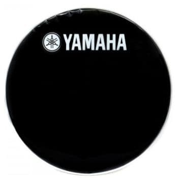 Yamaha p3 parche bombo negro 22 logo
