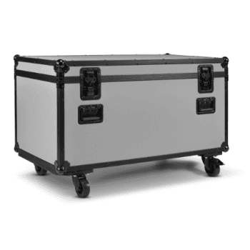 Adam Hall 372191 BLK - Rueda Giratoria de 100 mm con Freno, Negra 372191 BLK