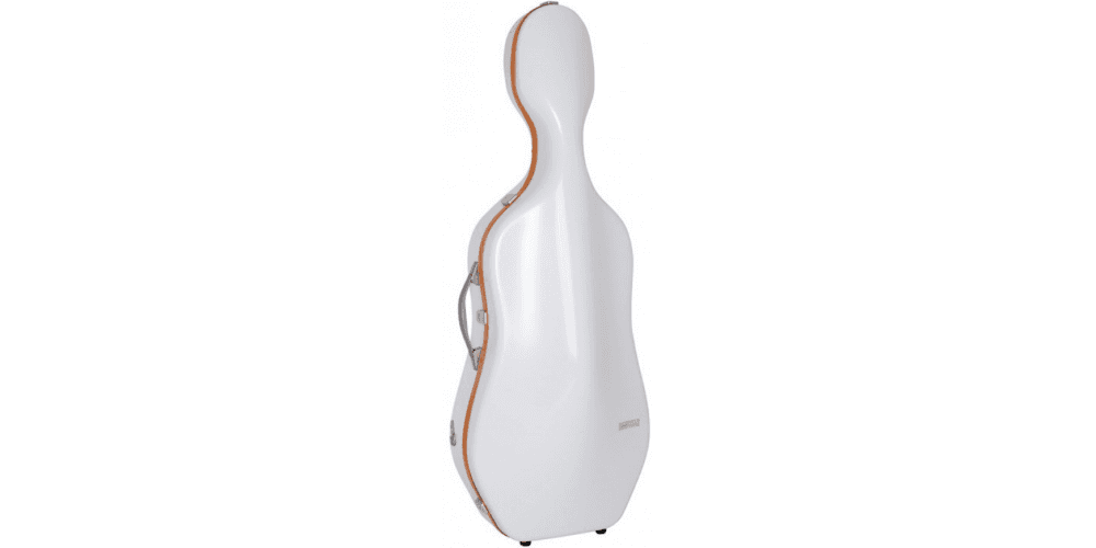 Bam SUP1005XLWO Estuche Violonchelo Slim 2.9 Ice Supreme Hightech blanco/naranja SUP1005XLWO