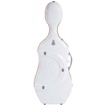 Bam SUP1005XLWO Estuche Violonchelo Slim 2.9 Ice Supreme Hightech blanco/naranja SUP1005XLWO