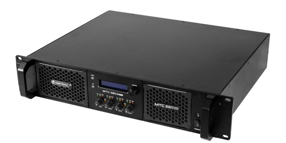 Omnitronic MTC-3204DSP Amplificador 4 Canales y DSP MTC-3204DSP