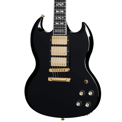 Gibson SG Modern Supreme 3 Pickup Ebony Guitarra Eléctrica SG Modern Supreme 3 Pickup Ebony