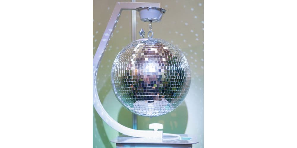 Eurolite Soporte con Motor para Bolas de Espejo hasta 50cm con Enganche Blanco Soporte con Motor hasta 50cm con Enganche