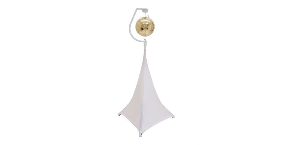 Eurolite Soporte con Motor para Bolas de Espejo hasta 50cm con Enganche Blanco Soporte con Motor hasta 50cm con Enganche