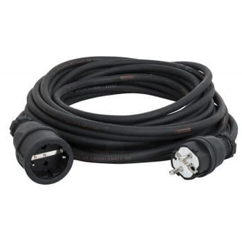 Showtec Ext. 5 Metros DAP Cable Schuko/Schuko Titanex con PCE 3 x 1,5 mm² Ext. Cable Schuko/Schuko-Titanex 5m, 3 x 1,5 mm, c