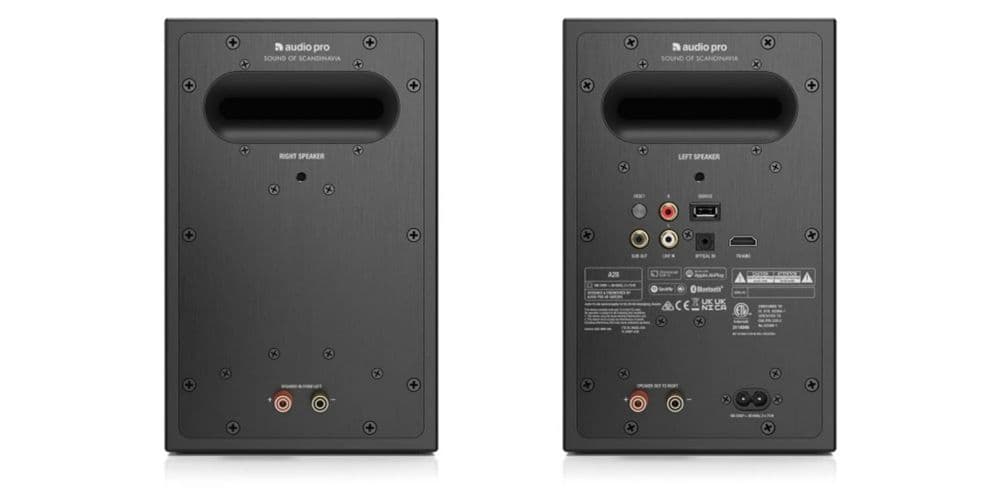 Audio Pro A28 Black Altavoz Estero Multiroom Wifi, Bluetooth Pareja A28 Black