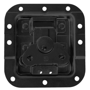 Adam hall 17284 blk - cierre de mariposa mediano con paso perfil profundidad 12mm, negro