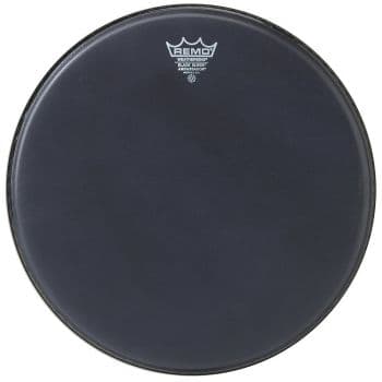 Remo 18" Black Suede Ambassador, Parche de Bombo 18" Black Suede Ambassador