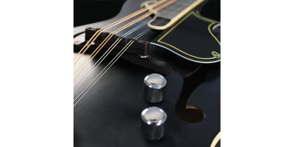 Ortega RMFE40SBK Mandolina Electrificada F-Type Black RMFE40SBK