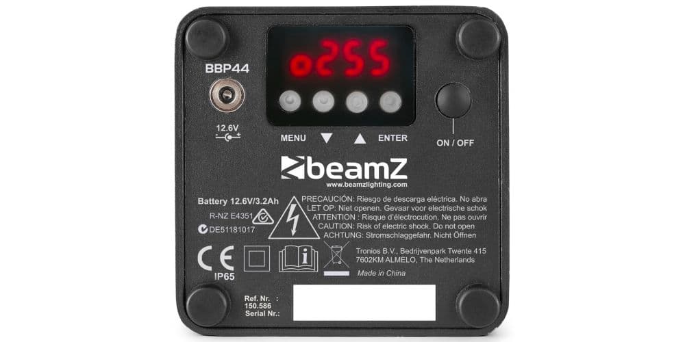 Beamz BBP44 Foco Mini Uplight a Batería 150586 ( REACONDICIONADO ) BBP44