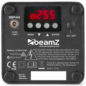 Beamz BBP44 Foco Mini Uplight a Batería 150586 ( REACONDICIONADO ) BBP44