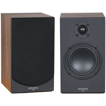 Advance paris kc100 walnut pareja altavoces de estanteria de dos vias