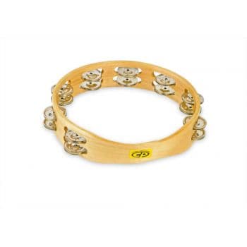 Lp panderetas cp madera 10 pulgadas, doble fila, cp390