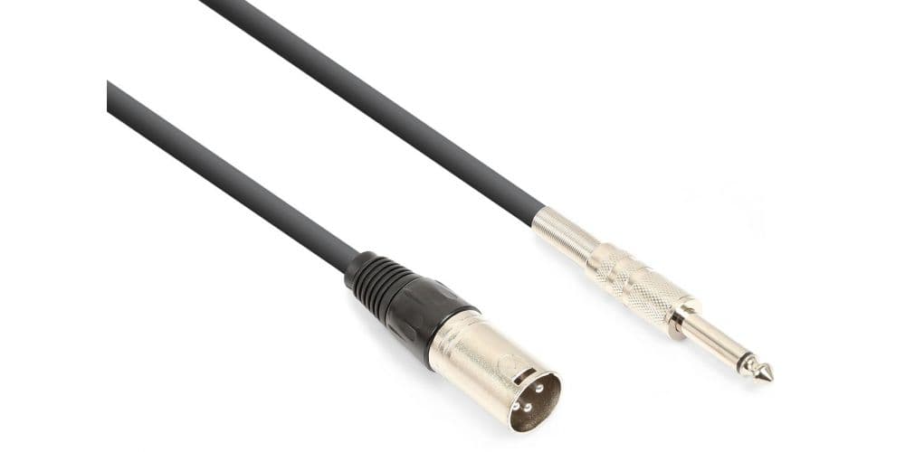 Vonyx Cable Xlr Macho-Jack 6.3 Mono 8m 177734 XLR Male-6.3 Mono 8.0m