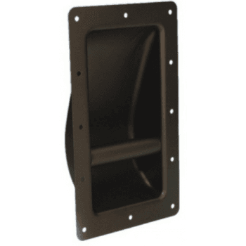 Adam hall hardware 34001 - asa de acero texturizado negro