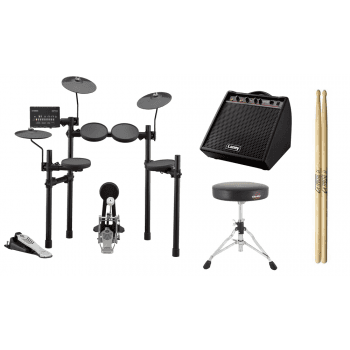 Yamaha dtx-432k batería con banqueta , amplificador y baquetas