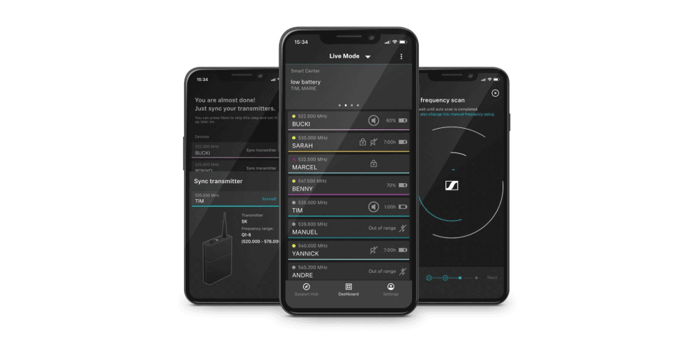 Sennheiser EW-D ME2 S7-10 Micrófono Inalámbrico Digital Lavalier EW-D ME2 S7-10