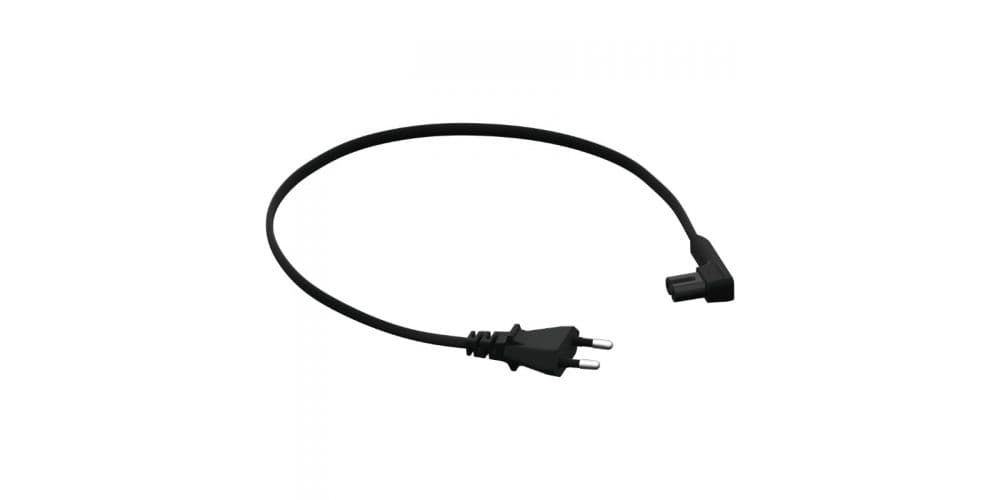 Sonos One Play Black Short Cable Alimentación Acodado Sonos One Play Black Short