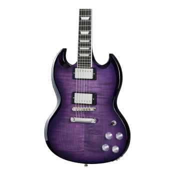 Epiphone sg modern figured purple burst guitarra eléctrica funda incluída