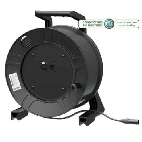 PROCAB Enrollacables con 50 m. de cable DMX y conectores Neutrik Enrollacables con 50 m. de cable DMX y conectores