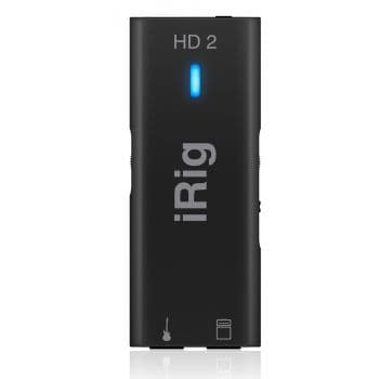 Ik multimedia irig hd 2 interfaz para guitarra. grabación audio en alta calidad 24bits / 96khz