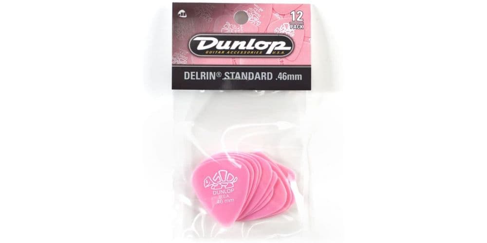 Dunlop Delrin Standard de 0,46 mm Pack 12 Un. 41P46