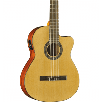 Eko vibra 150 natural cutaway eq guitarra clasica